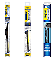 SET-5079276-2-FR Front, Driver and Passenger Side and Rear Latitude Water Repellency 2-n-1 Series and Rearview Series Wiper Blades, Driver Side - 26 in.; Passenger Side - 19 in.; Rear - 10 in.