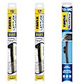 SET-5079276-2C Front, Driver and Passenger Side and Rear Latitude Water Repellency 2-n-1 Series and Rearview Series Wiper Blades, Driver Side - 19 in.; Passenger Side - 17 in.; Rear - 13 in.