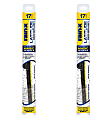 SET-5079283-2-2 Front Latitude Water Repellency 2-n-1 Series Wiper Blades, Driver and Passenger Side - 17 in.