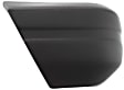 Front, Driver and Passenger Side Bumper End, Textured Plastic