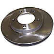 SET-5356183R-2 Front Brake Disc, Natural Finish, Plain Surface