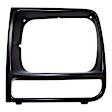 SET-55055136 Driver and Passenger Side Headlight Bezel, Black