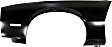 Front, Driver and Passenger Side Fenders, With holes for body cladding and turn signal light