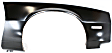 1992-1997 Chevrolet Camaro - Front, Driver and Passenger Side Fenders, Without holes for body cladding, With turn signal light hole