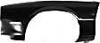 1992-1997 Chevrolet Camaro - Front, Driver and Passenger Side Fenders, Without holes for body cladding, With turn signal light hole