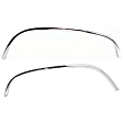 Front, Driver and Passenger Side Fender Trim, Chrome