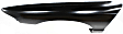 Front, Driver and Passenger Side Fenders, With antenna hole on passenger side