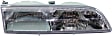 1989-1993 Ford Thunderbird - Driver and Passenger Side Halogen Headlight, With bulb(s), OE Replacement