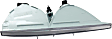 1989-1993 Ford Thunderbird - Driver and Passenger Side Halogen Headlight, With bulb(s), OE Replacement
