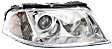 Driver and Passenger Side Halogen Headlight, With bulb(s), OE Replacement
