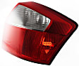 Driver and Passenger Side Halogen Tail Light, Without bulb(s), OE Replacement