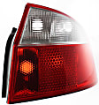 Driver and Passenger Side Halogen Tail Light, Without bulb(s), OE Replacement
