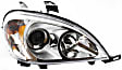2005 Mercedes Benz ML350 - Driver and Passenger Side Halogen Headlight, With bulb(s), OE Replacement