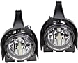 Front, Driver and Passenger Side Fog Lights, With bulb(s), Halogen, Wiring harness not included