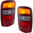 Driver and Passenger Side Halogen Tail Light, Without bulb(s), OE Replacement