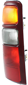 Driver and Passenger Side Halogen Tail Light, Without bulb(s), OE Replacement