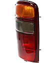 Driver and Passenger Side Halogen Tail Light, Without bulb(s), OE Replacement