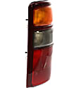 Driver and Passenger Side Halogen Tail Light, Without bulb(s), OE Replacement