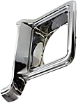 Driver and Passenger Side Headlight Door Headlight Door, Chrome and Painted-Dark Argent