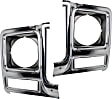 Driver and Passenger Side Headlight Door Headlight Door, Chrome and Painted-Dark Argent