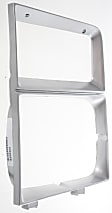 Driver and Passenger Side Headlight Door Headlight Door, Silver