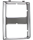 Driver and Passenger Side Headlight Doors, Silver, Dual Type