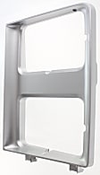 Driver and Passenger Side Headlight Doors, Silver, Dual Type