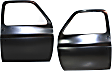 Front, Driver and Passenger Side Door Shell, With Holes For Door Handle and Key