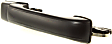 Rear, Driver and Passenger Side Black Exterior Door Handle, Without Key Hole