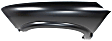 Front, Driver and Passenger Side Fenders, Without fender flare holes