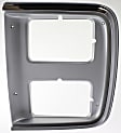 Driver and Passenger Side Headlight Door Headlight Door, Chrome