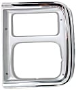 Driver and Passenger Side Headlight Door Headlight Door, Chrome