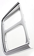 Driver and Passenger Side Headlight Door Headlight Door, Chrome