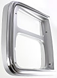Driver and Passenger Side Headlight Door Headlight Door, Chrome
