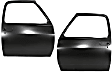 Front, Driver and Passenger Side Door Shell, With Holes For Door Handle and Key