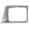 Driver and Passenger Side Headlight Door Headlight Door, Argent