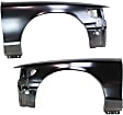 Front, Driver and Passenger Side Fenders