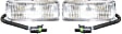 1989-1994 Nissan 240SX - Front, Driver and Passenger Side Fog Lights, With Bulb(s), Halogen