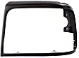 Driver and Passenger Side Headlight Door Headlight Door, Black
