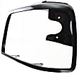 Driver and Passenger Side Headlight Door Headlight Door, Black