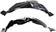 Front, Driver and Passenger Side, Fender Liner