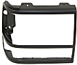 Driver and Passenger Side Headlight Door Headlight Door, Black