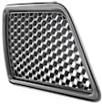 Driver and Passenger Side Grille Assemblies, Black Shell and Insert, Grille