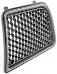 Driver and Passenger Side Grille Assemblies, Black Shell and Insert, Grille
