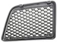 Driver and Passenger Side Grille Assemblies, Black Shell and Insert, Grille