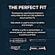 Driver and Passenger Side Grille Assemblies, Black Shell and Insert, Grille