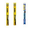 SET-850019-C Front, Driver and Passenger Side and Rear Professional and Rearview Series Wiper Blades, Driver Side - 24 in.; Passenger Side - 18 in.; Rear - 10 in.
