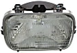 2000 GMC Safari - Driver and Passenger Side Halogen Headlight, With bulb(s), OE Replacement