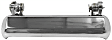 Front, Driver and Passenger Side Chrome Exterior Door Handle, Without Key Hole