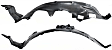 Front, Driver and Passenger Side, Fender Liner